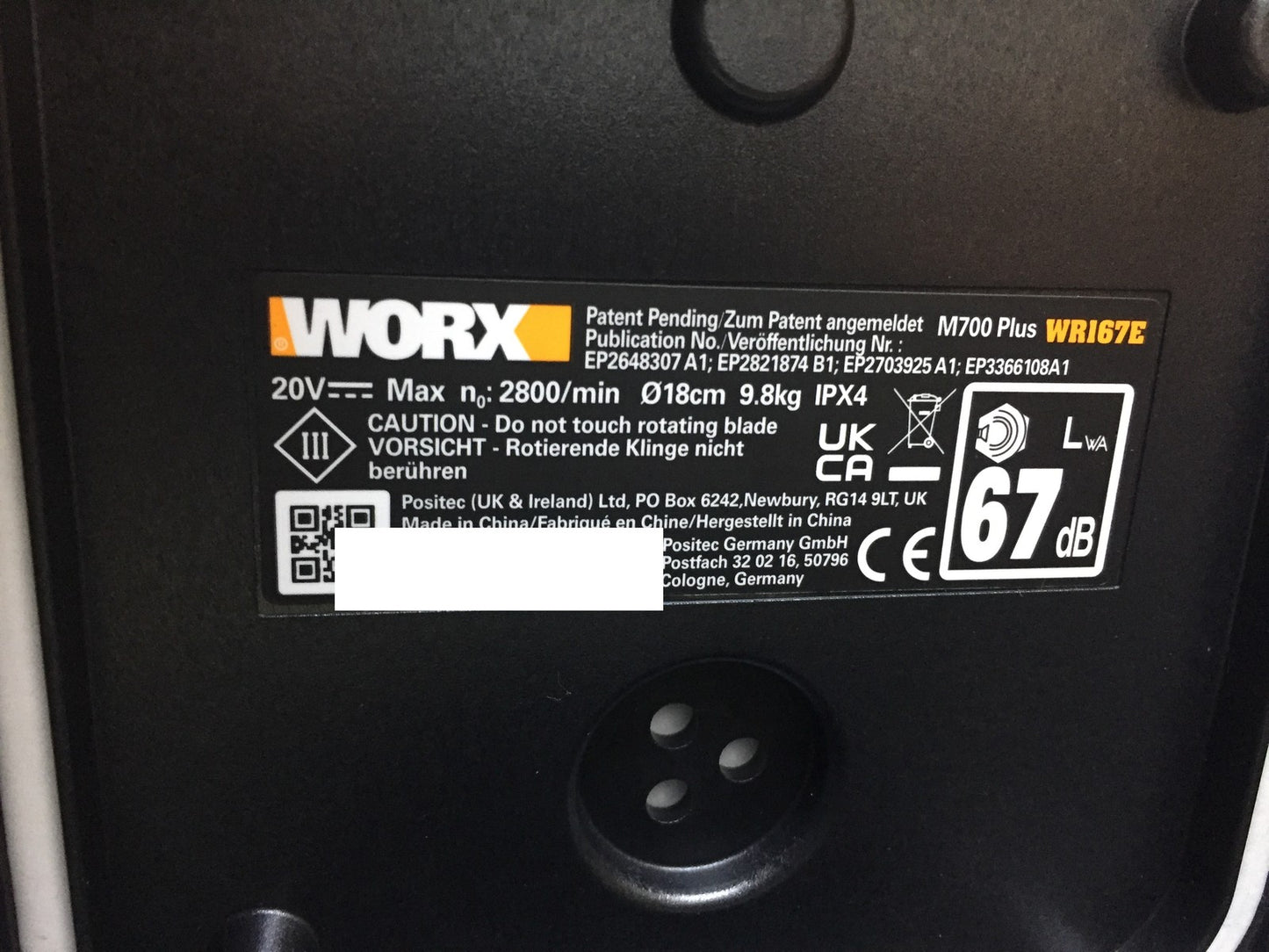 WORX Landroid M700 PLUS WR167E Mähroboter für Gärten bis 700 qm, I34203