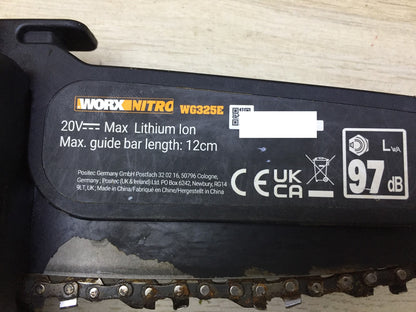 WORX NITRO WG325E Mini Akku-Kettensäge 20V solo, I33399
