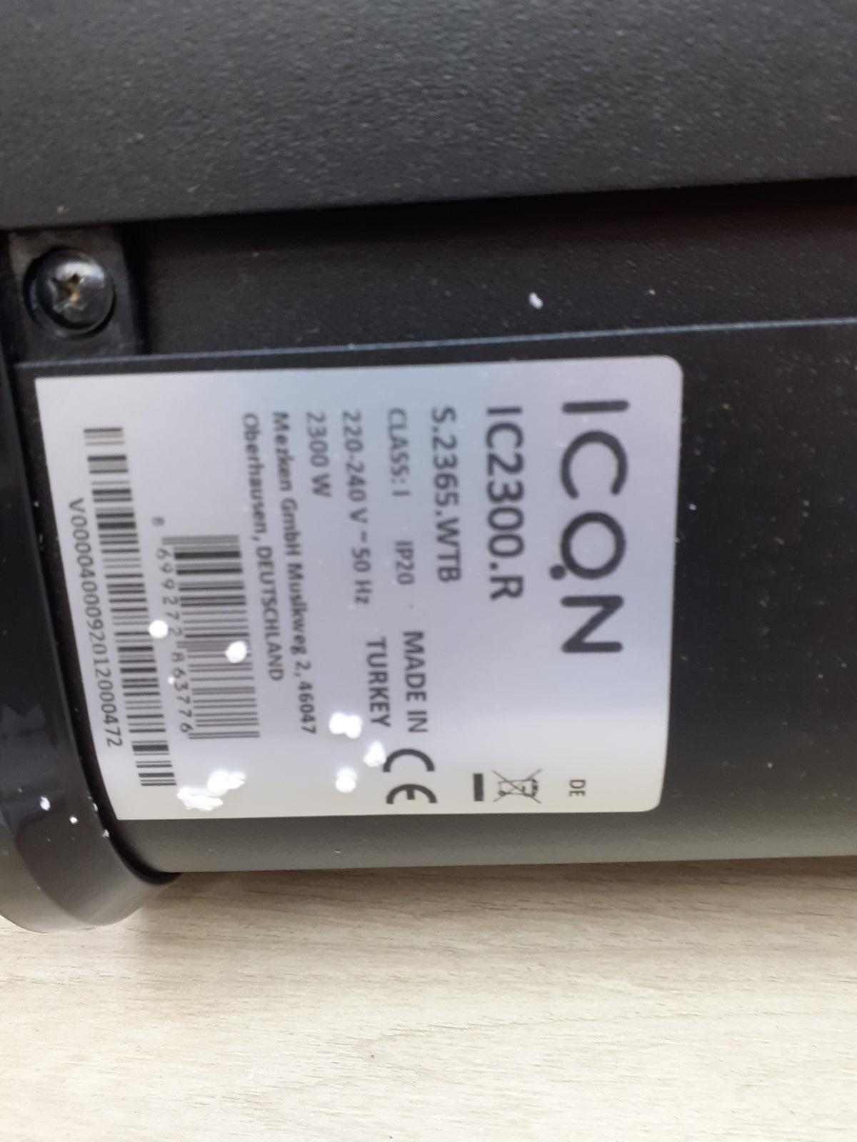 ICQN IC2500.R Stand Heizstrahler 2300 W, 4 Heizstufen mit Fernbedienung, I18313