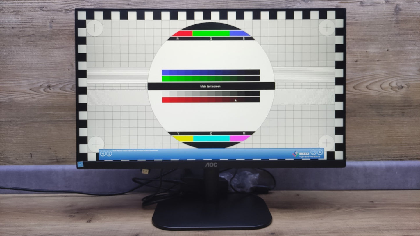 AOC 24B2XD Monitor 23.8" FHD 1920x1080 IPS VGA DVI 75Hz 60Hz black 