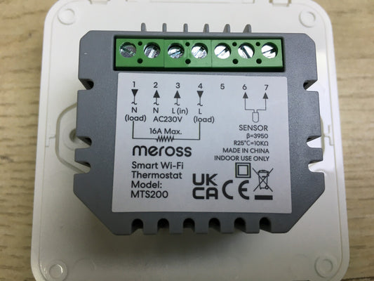 Meross MTS200 Elektrische Thermostat, Boiler WLAN, I33424