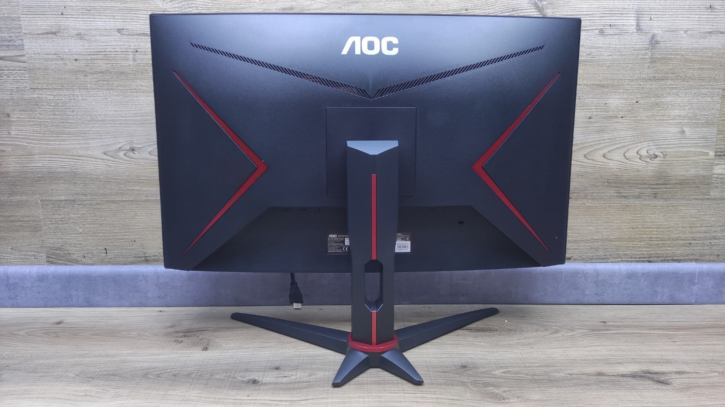 AOC CQ27G2SE/BK Monitor 27" QHD 2560x1440 HDR10 HDMI DP AMD FreeSync 165Hz 1ms