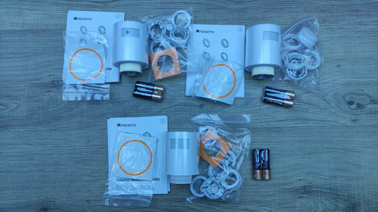 Netatmo Pack 3 Connected and Smart Thermostats, I32396 