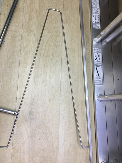 Werner 76003 3-teilig Aluminium Dachbodenleiter mit Handlauf 3,0m, I30389