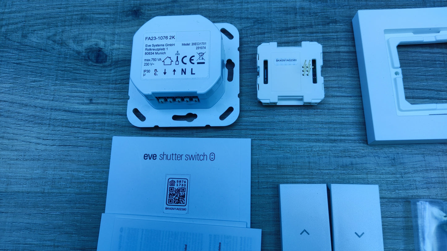 Eve Shutter Switch Smarte Rollladensteuerung mit integrierten Zeitplänen, I32711