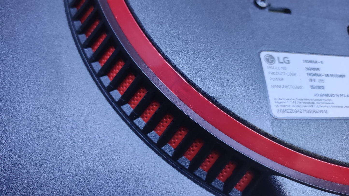 LG UltraGear 24GN65R-B Gaming Monitor 23.8" FHD 1920x1080 AMD FreeSync 144Hz