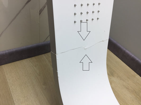 Rousseau 4021467 Duschpaneel weiß, I15863