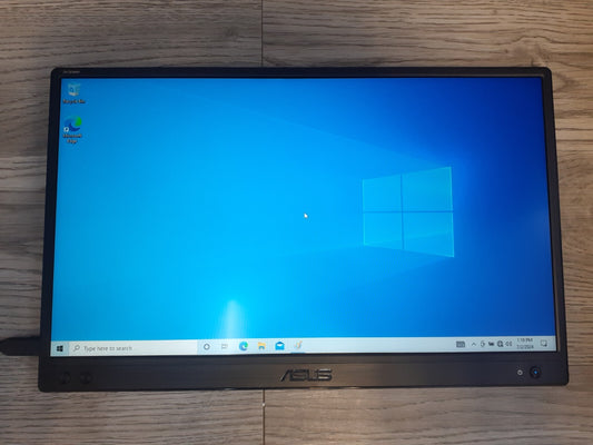 ASUS ZenScreen MB166C Monitor 15.6" FHD 1920x1080 USB-C IPS panel 60Hz black 