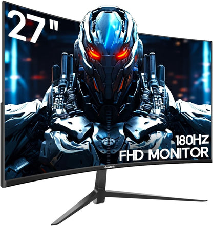Gawfolk GF270C Gaming Monitor 27" Curved FHD 1920x1080 DP HDMI FreeSync 180Hz 