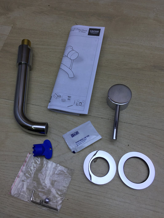 Grohe Essence 2-Loch Waschtischbatterie 19408001, Wasserhahn, I23665