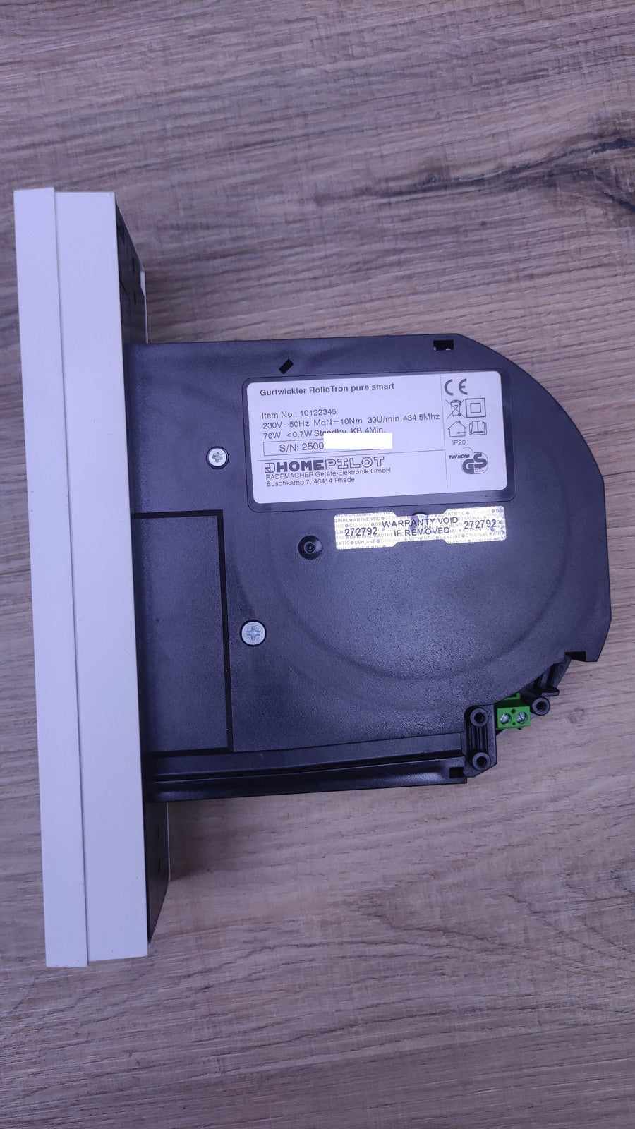 HOMEPILOT RolloTron pure smart Gurtwickler (10122345) I34443