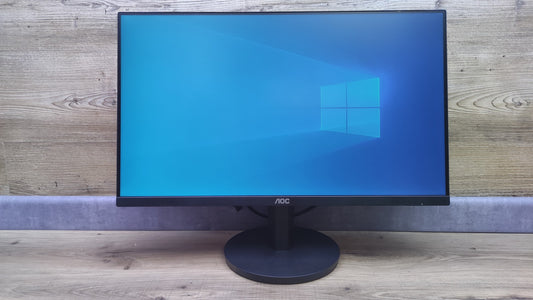 AOC 24B3HM Monitor 23.8" FHD 1920x1080 VA HDMI VGA Adaptive Sync Speakers 