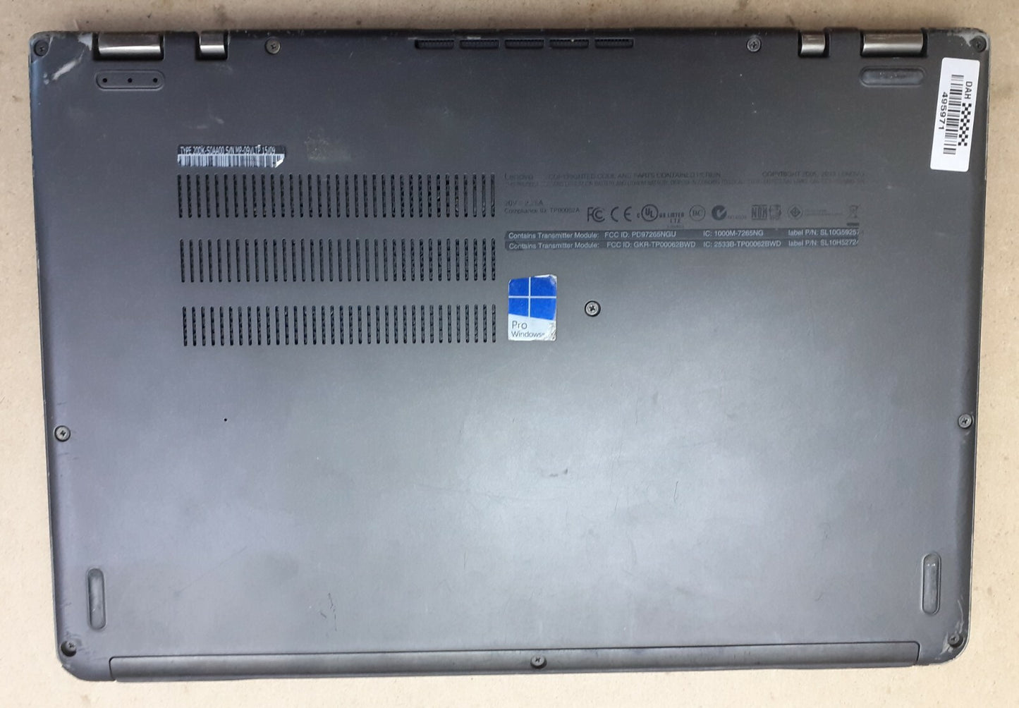 Lenovo ThinkPad Yoga 12 1920x1080 FHD IPS Touch i5 5300U 4GB RAM 256GB SSD Win10