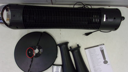 Honeywell HY254 black QuietSet tower fan, V01776