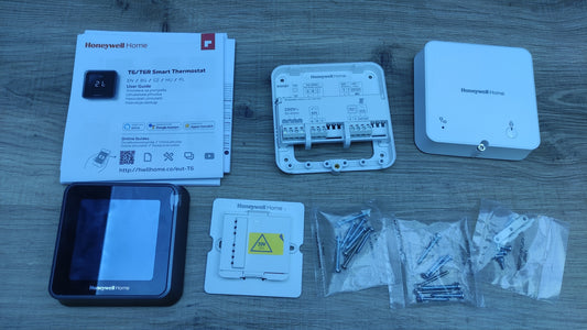 Honeywell Home T6 Wi-Fi Room Thermostat with Receiver Box, I32618 
