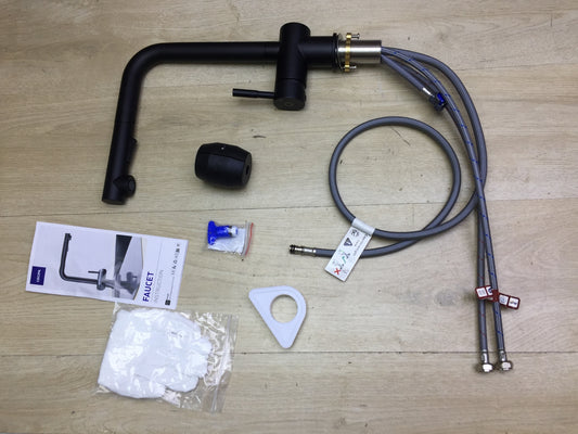 CECIPA X207B Wasserhahn Küche Schwarz Ausziehbar, I31716