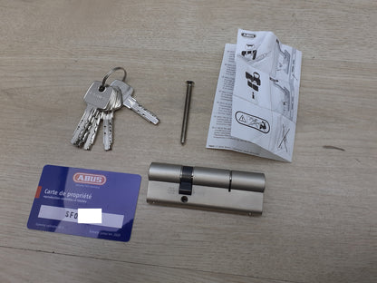 ABUS EC-SNP 44999 Türzylinder, silber, I18939