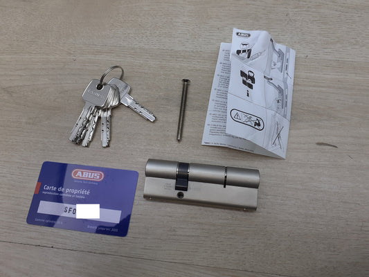 ABUS EC-SNP 44999 Türzylinder, silber, I18939