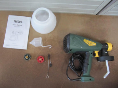 TECCPO Elektrische Farbspritzpistole, 500 W, Farbsprüher, Tank 1300 ml, I01194