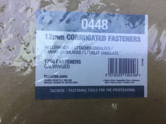 Tacwise 0448 Gewellte Klammern 12mm (1750 Stück) I19844