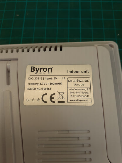 Byron DIC-22615 Kabellose Video-Türgegensprechanlage, I04314