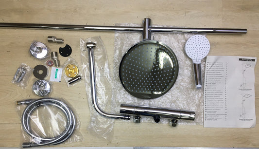 Hansgrohe Crometta S 240 Duschsystem 2 Strahlarten 27267000, I34377