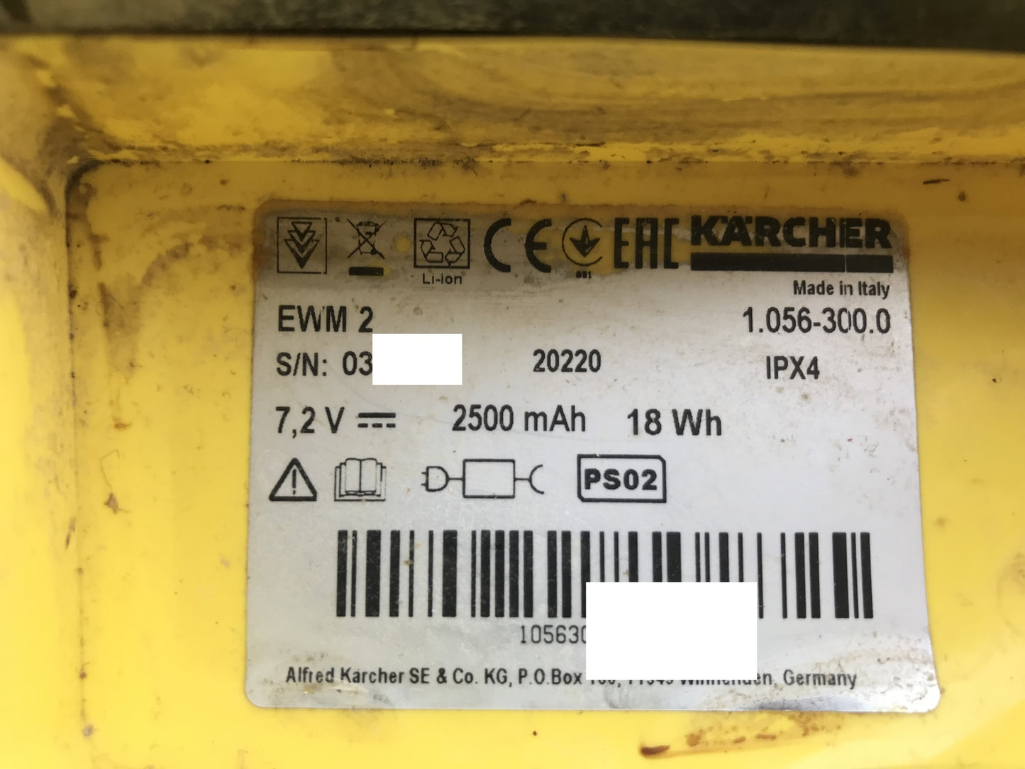 Kärcher Elektrischer Wischmopp EWM 2 (1.056-300.0), I31614
