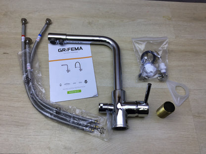 GRIFEMA G4003 Küchenarmatur, Wasserhahn, 3 Wege, I22126