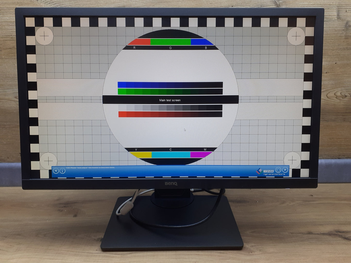 BenQ BL2483TM Monitor 24" FHD 1920x1080 TN panel VGA DVI DP 60Hz speakers 