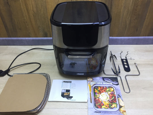 Princess Aerofryer Oven DeLuxe Oven Deep Fryer 01.182075.01.001, I29465