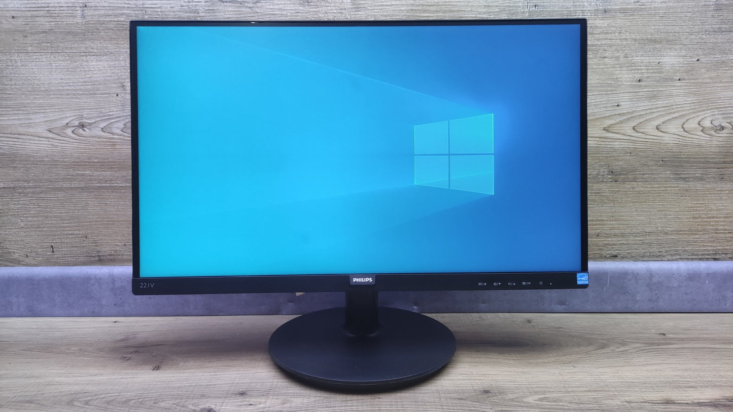 Philips 221V8A/00 Monitor 21.5" FHD 1920x1080 VA VGA HDMI Adaptive Sync 75Hz 4ms