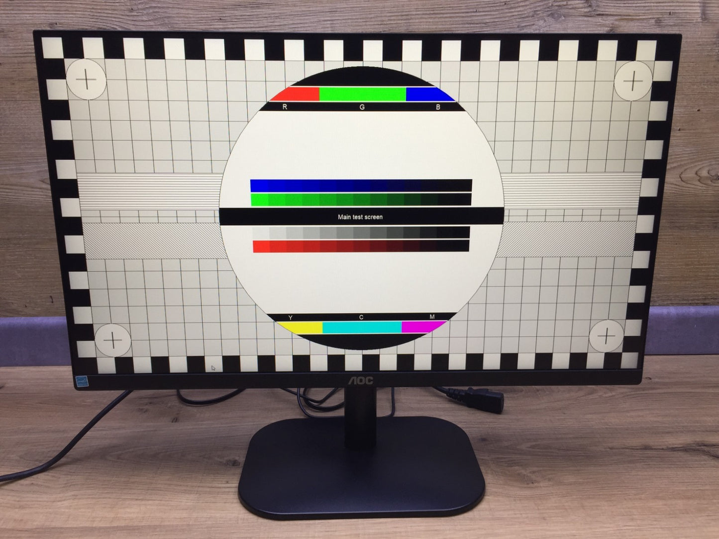 AOC 24B2XD Monitor 23.8" FHD 1920x1080 IPS VGA DVI 75Hz 60Hz black 