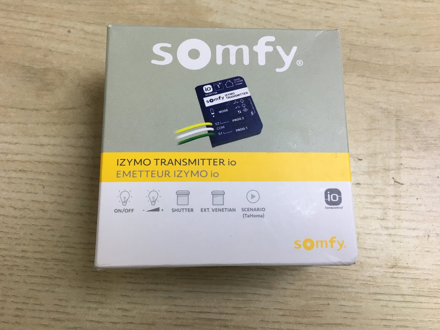 Somfy 1822609 Unterputzsender io, zur Bedienung von io-Produkten, I32899
