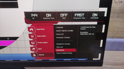 LG 27GN850-B Gaming Monitor 27" WQHD 2560x1440 HDR10 DP HDMI FreeSync 144Hz 1ms 
