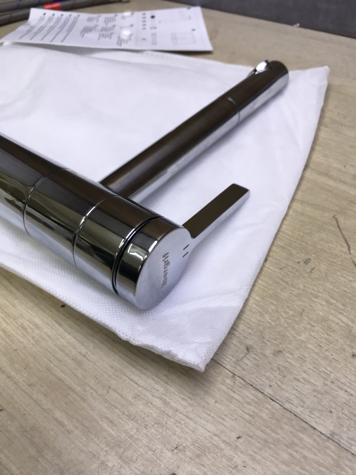 IBERGRIF W11299 Wasserhahn Bad Hoch-Waschtischarmatur chrom, I31829