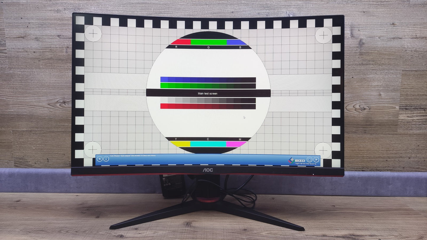 AOC C27G2U/BK Gaming Monitor 27" Curved FHD 1920x1080 AMD FeeSync 165Hz 1ms