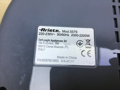 Ariete 5579 steam ironing station STIROMATIC SILVER LINE, I30622 