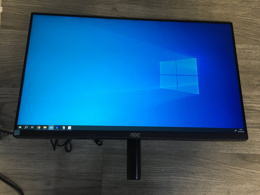 AOC 24B2XD Monitor 23.8" FHD 1920x1080 IPS VGA DVI 75Hz 60Hz black 