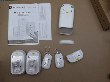 Smartwares SC50-6 Drahtloses Minialarm-Set, I05691