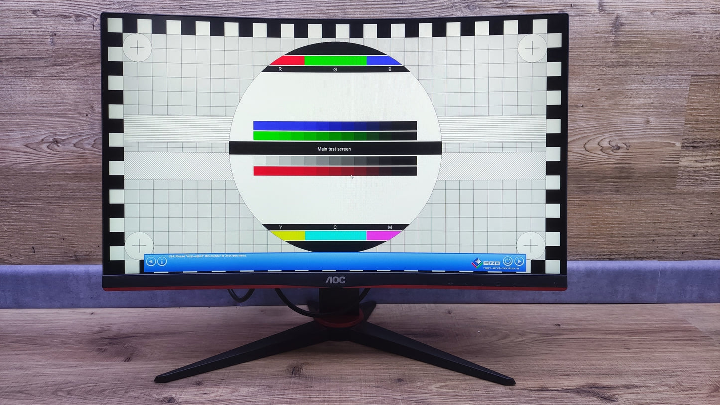 AOC C24G2U/BK Gaming Monitor 24" Curved 1920x1080 HDMI DP AMD FreeSync 165Hz 1ms 