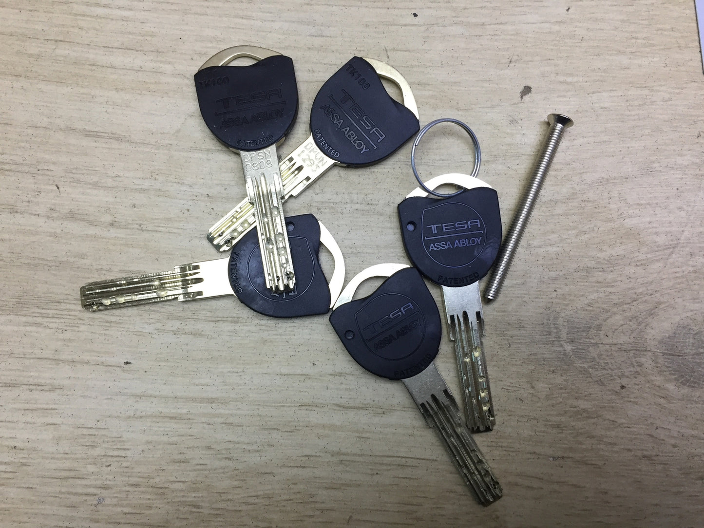 tesa TK100 Schließzylinder Europäisch E12 30 x 60 E15 Nickel, I32022