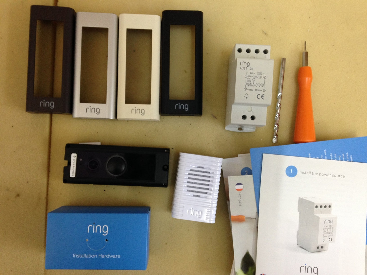 Ring IP-Video-Türsprechanlage WLAN Außeneinheit 1 Familienhaus, V00542