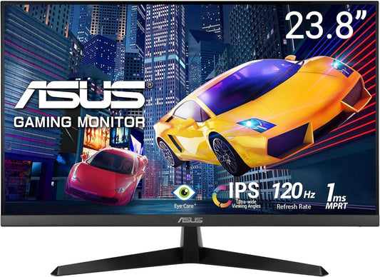 ASUS VY249HGR Gaming Monitor 23.8" FHD 1920x1080 HDMI VGA Adaptive Sync 120Hz