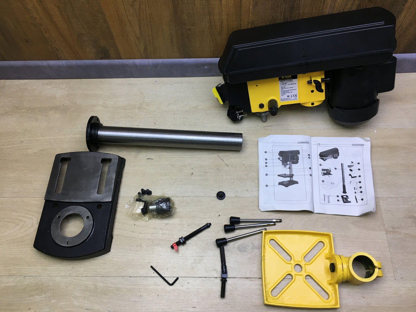 Vigor VTC-350 1/2HP Standbohrer/Standbohrmaschine, klein, 1.5 mm, I31476