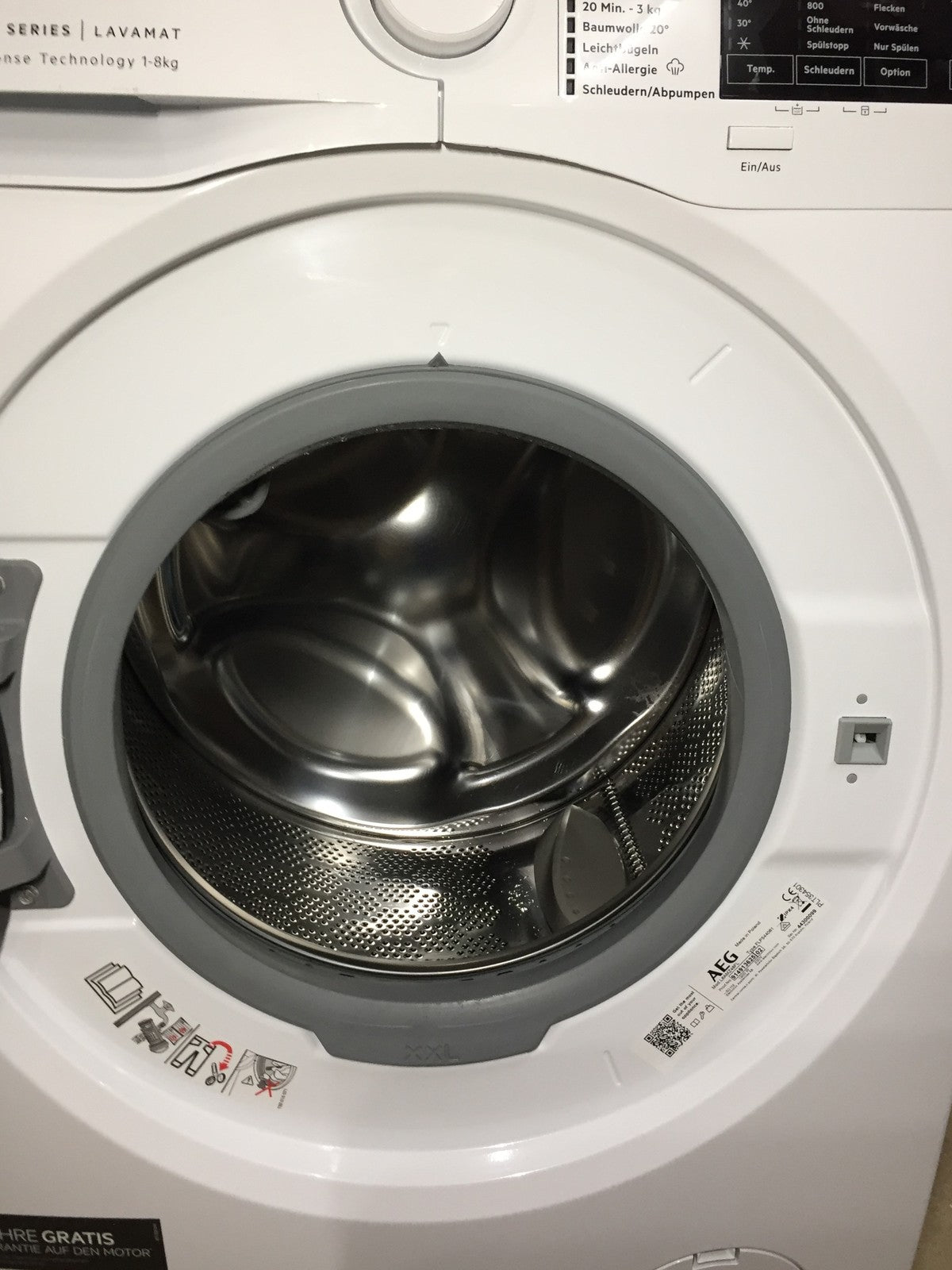 AEG Frontlader Waschmaschiene L6AMZ48FL, 8 Kg, I34352