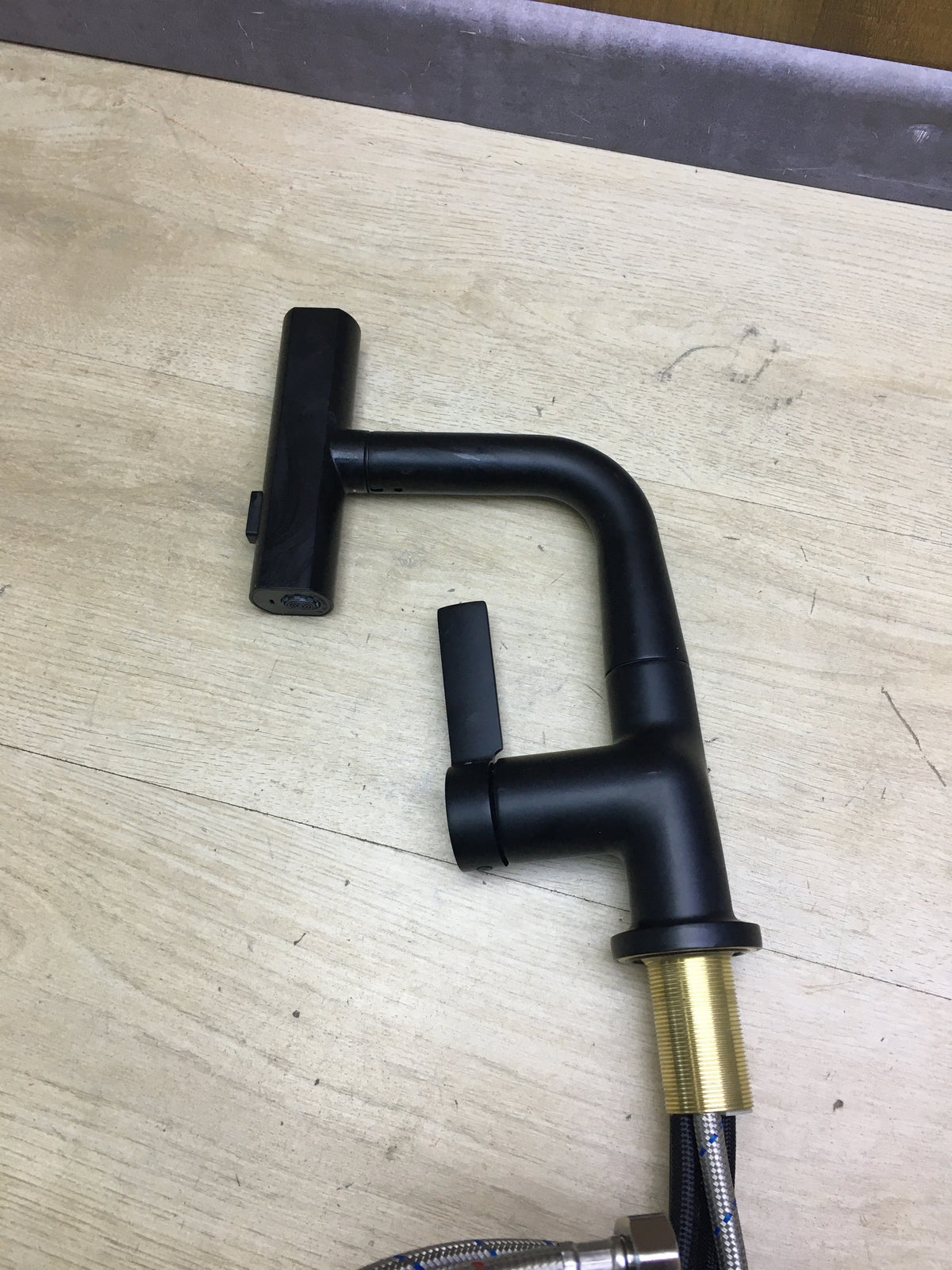 ESOP Küchenarmatur mit LED Temperaturanzeige, Wasserhahn, ausziehbar, I30729