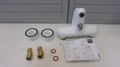 GROHE Eurostyle Einhand-Wannenbatterie Moon Weiß 33591LS3, D43297