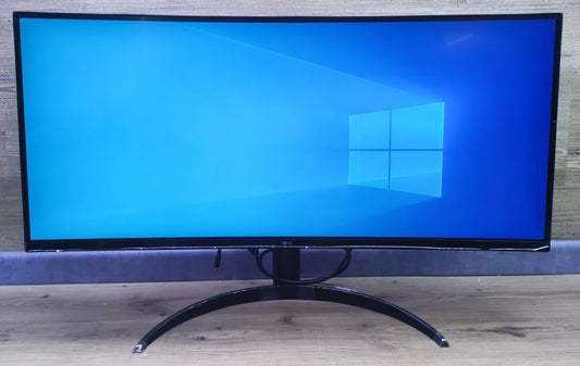 LG UltraWide 34WQ75X-B Monitor 34" Curved QHD 3440x1440 HDR10 HDMI DP USB-C LAN 