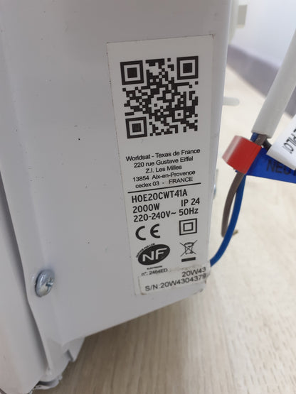 Carrera 051708 Heizkörper HOE20CWT41A, 2000 W, I16713