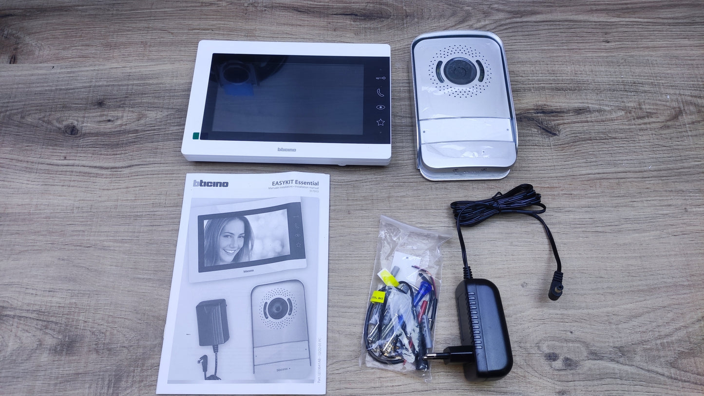 Bticino Video-Türsprechanlage 317913 EasyKit Essential verkabelt, I30772
